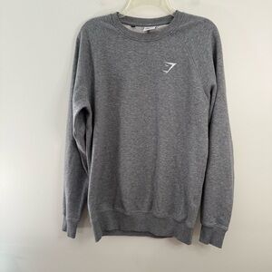 Gymshark Crewneck Sweatshirt Gray Unisex Medium